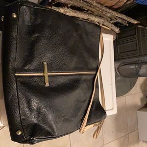 Anne Klein Black Simulated Leather Purse